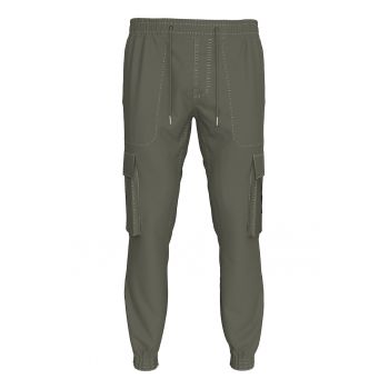 Pantaloni cargo cu talie ajustabila