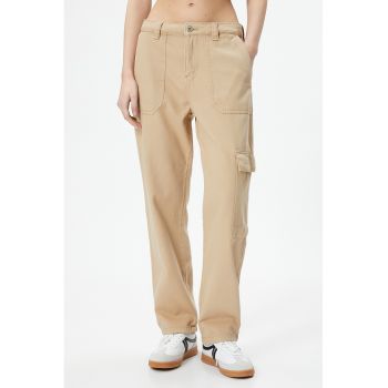 Pantaloni cargo drepti