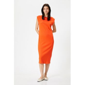 Rochie midi striata