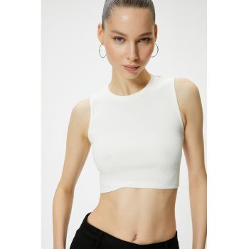 Top crop din amestec de bumbac de firma original