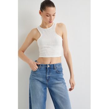 Top crop slim fit