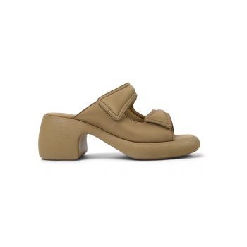 Papuci cu toc si velcro Thelma 27203
