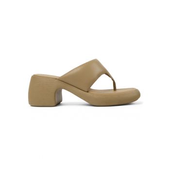 Papuci flip-flop de piele Thelma