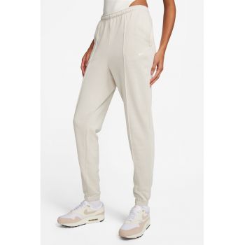Pantaloni de trening din amestec de bumbac cu buzunzare laterale