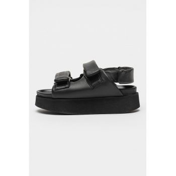 Sandale cu velcro si logo de firma originale