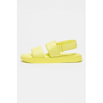 Sandale flatform cu velcro de firma originale