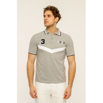 Tricou polo de bumbac Longer