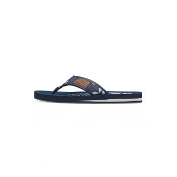 Papuci flip-flop cu imprimeu logo