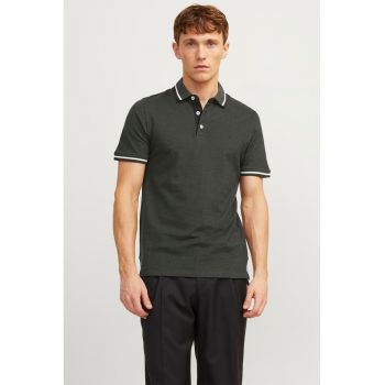 Tricou polo slim fit de bumbac organic Paulos