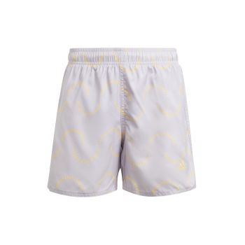 Pantaloni scurti de baie cu imprimeu logo WVE CLX