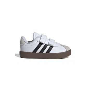 Pantofi sport de piele ecologica cu velcro VL Court
