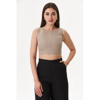 Bluza crop fara maneci