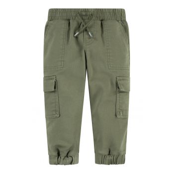 Pantaloni cargo din amestec de bumbac