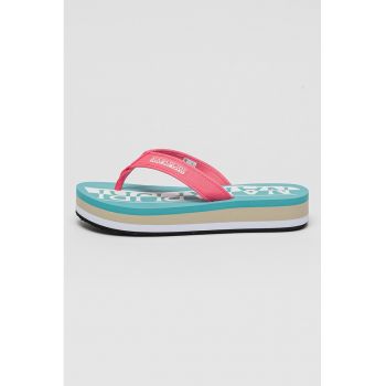 Papuci flip-flop cu logo Tick