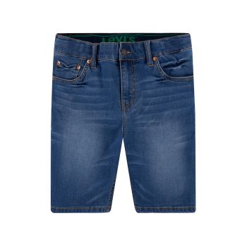 Bermude de denim cu talie medie de firma original