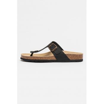 Papuci flip-flop de piele nabuc Jolie