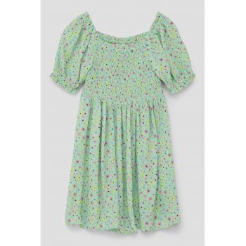 Rochie baby-doll cu imprimeu floral la reducere