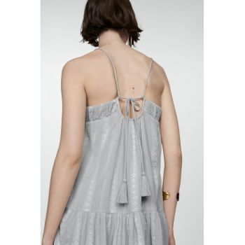 Rochie evazata cu canafi Constan