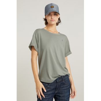 RAW - Tricou lejer din bumbac organic cu maneci cazute