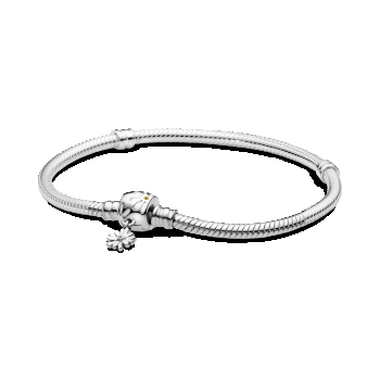 Brățară Pandora Moments, lanț clasic cu sistem de închidere în formă de floare