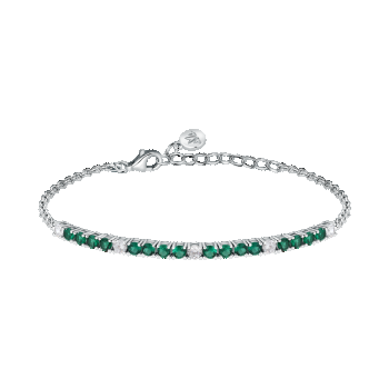 Brățară Tesori Emerald, ajustabilă de 16 cm + extensie de 3 cm, Morellato