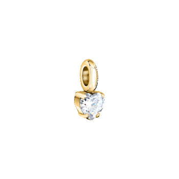 Talisman de tip pandantiv White & Yellow Heart, Morellato