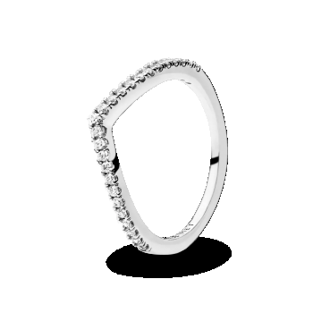 Inel Dorinţă sclipitoare din argint 925 cu zirconiu cubic transparent, Pandora de firma original