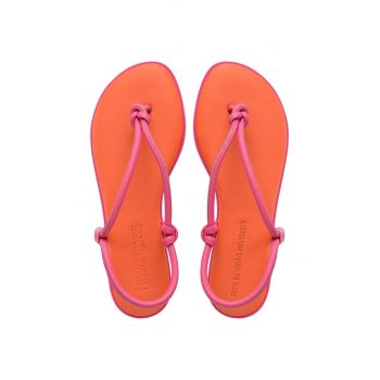 Havaianas sandale UNA ACAI femei, culoarea portocaliu, 4149616.7608