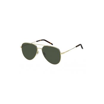 Ochelari de soare aviator cu rama metalica