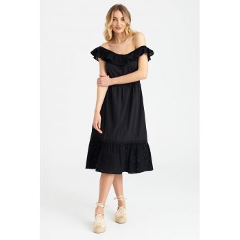 Rochie midi evazata