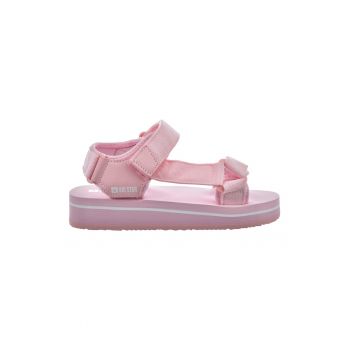 Sandale wedge cu velcro