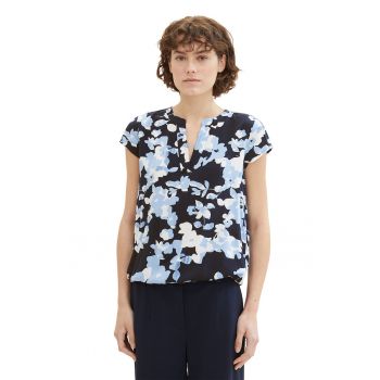 Bluza cu maneci scurte si imprimeu