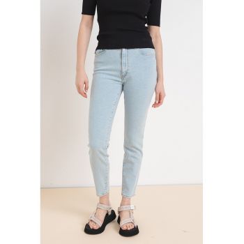 BOSS - Blugi skinny cu 5 buzunare