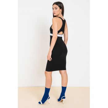 Rochie bodycon scurta cu spate decupat