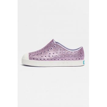 Tenisi slip-on cu aspect lucios Jefferson Bling de firma originali