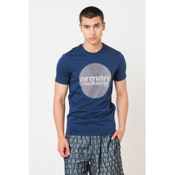 Tricou de bumbac cu imprimeu logo