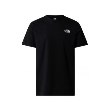 Tricou de bumbac cu imprimeu logo pe spate