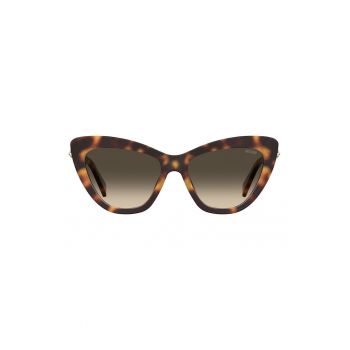 Ochelari de soare cat-eye cu rama cu model