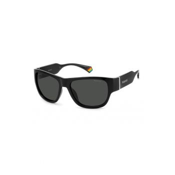 Ochelari de soare patrati cu lentile polarizate si model unisex