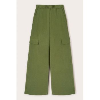 Pantaloni cargo cu croiala ampla