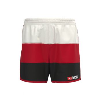 Pantaloni scurti de baie cu model colorblock