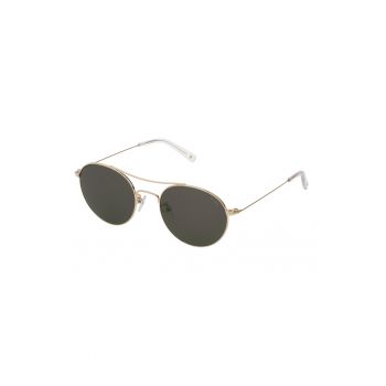 Ochelari de soare rotunzi unisex cu rama metalica