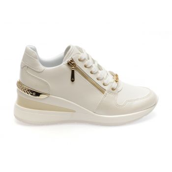 Pantofi casual ALDO albi, 13449892, din piele ecologica de firma originali