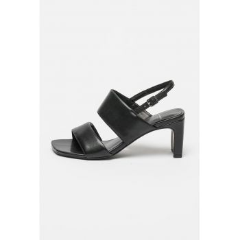 Sandale slingback de piele Luisa