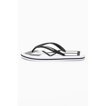 Papuci flip-flop cu detalii logo