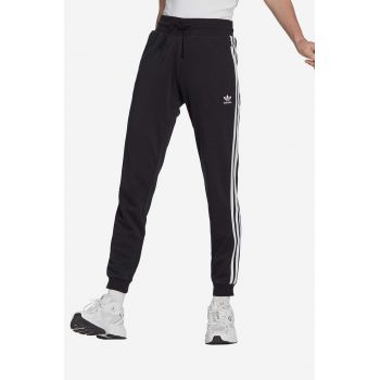 adidas Originals pantaloni de trening culoarea negru, cu imprimeu IB7455-black