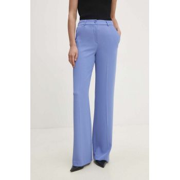 Answear Lab pantaloni femei, drept, high waist