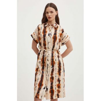 La Petite Française rochie din bumbac RAVIN culoarea bej, mini, drept ieftina