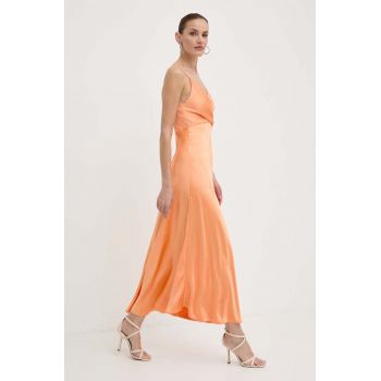 Marella rochie culoarea portocaliu, maxi, evazati, 2413221502200