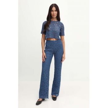 MAX&Co. pantaloni femei, drept, high waist, 2416781023200